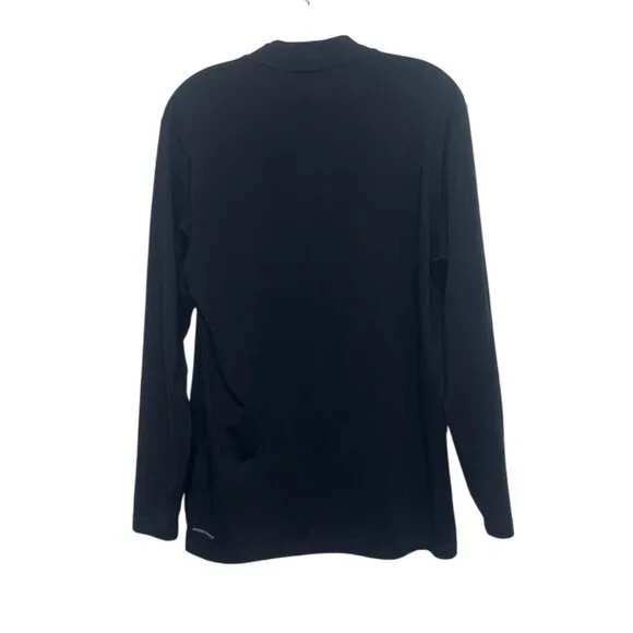 Reebok Long Sleeve Performance Shirt Mens Large Black Training Top Activewear - Picture 2 of 8